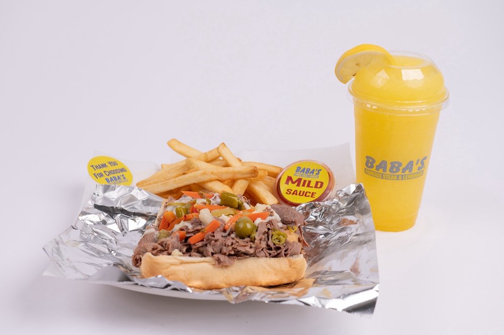 Baba's Famous Steak and Lemonade - Yorkville Logo