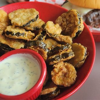 Broken Hearts Burger - Handcuff fried pickles - Burgers Near Me - Fairlee, Vermont