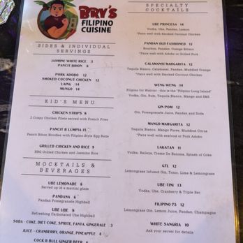 Bry's Filipino Cuisine - Menu - Filipino Near Me - Bellingham, Washington Bry's Filipino Cuisine - Menu - Filipino Near Me - Bellingham, Washington