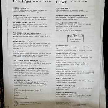 Winslow's Table - Menu - New American Near Me - University City, Missouri Winslow's Table - Menu - New American Near Me - University City, Missouri