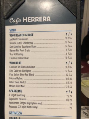 Menu photo 8 Cafe Herrera Dallas, TX