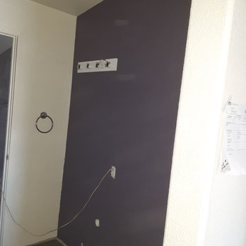 406 Maintenance and Remodeling - The new wall, shower, and floor of our bathroom - Flooring Near Me - Missoula, Montana