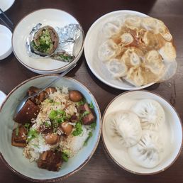 Shrimp Egg and Chive Dumplings