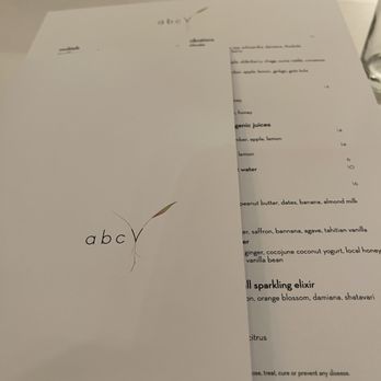 abcV - menu - Vegetarian Near Me - New York, New York