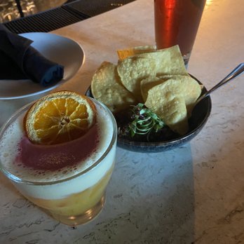 dLeña - Mercado and chips and Habanero Pepita Salsa - Mexican Near Me - Washington, DC, District of Columbia
