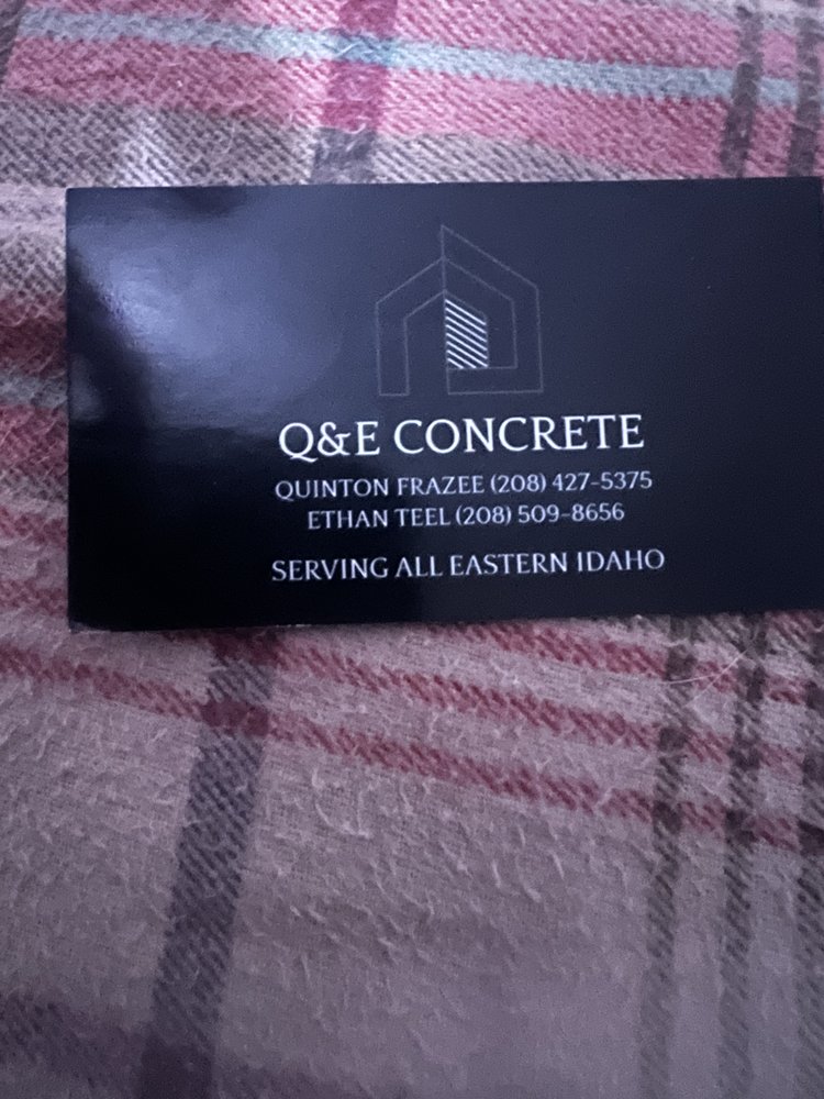 Q&E CONCRETE Updated August 2024 Pocatello, Idaho Masonry