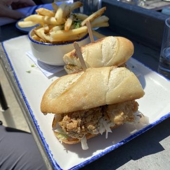 Tony's Seafood Restaurant - Delicious fresh oyster po boy with tasty crisp,fries. - Seafood Near Me - Marshall, California Tony's Seafood Restaurant - Delicious fresh oyster po boy with tasty crisp,fries. - Seafood Near Me - Marshall, California