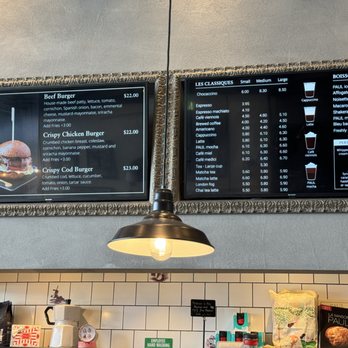 Paul Bakery, Cafe & Restaurant - Burger and coffee menu board~ (February 2024) - French Near Me - Vancouver, British Columbia Paul Bakery, Cafe & Restaurant - Burger and coffee menu board~ (February 2024) - French Near Me - Vancouver, British Columbia