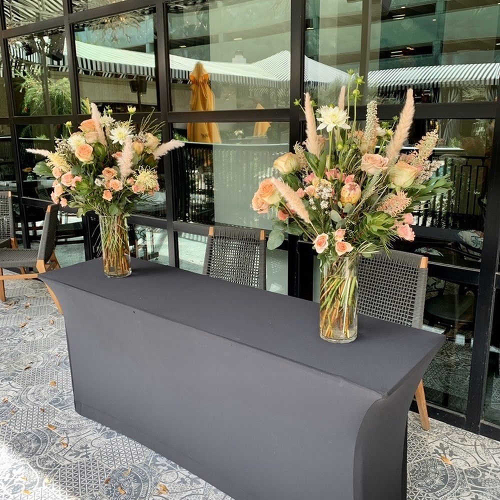 Entry Table Large Arrangements w/ Cat tails! Entry Table Large Arrangements w/ Cat tails!