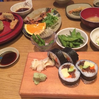 Sushi Tomi - Food was just ok (shrimp tempera and chicken teriyaki, along with futomaki) - Sushi Bars Near Me - Mountain View, California Sushi Tomi - Food was just ok (shrimp tempera and chicken teriyaki, along with futomaki) - Sushi Bars Near Me - Mountain View, California