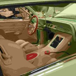 King Kong Custom Audio & Accessories - 1961 with custom interior and an iPad to control the audio