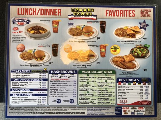 Menu photo 2 Waffle House - Galveston Galveston, TX Menu photo 2 Waffle House - Galveston Galveston, TX