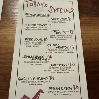 Little Plum - Specials - Asian Fusion Near Me - Honolulu, Hawaii