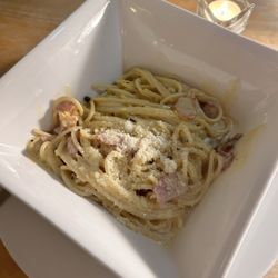 Michelangelo Restaurant - Carbonara with cream cheese