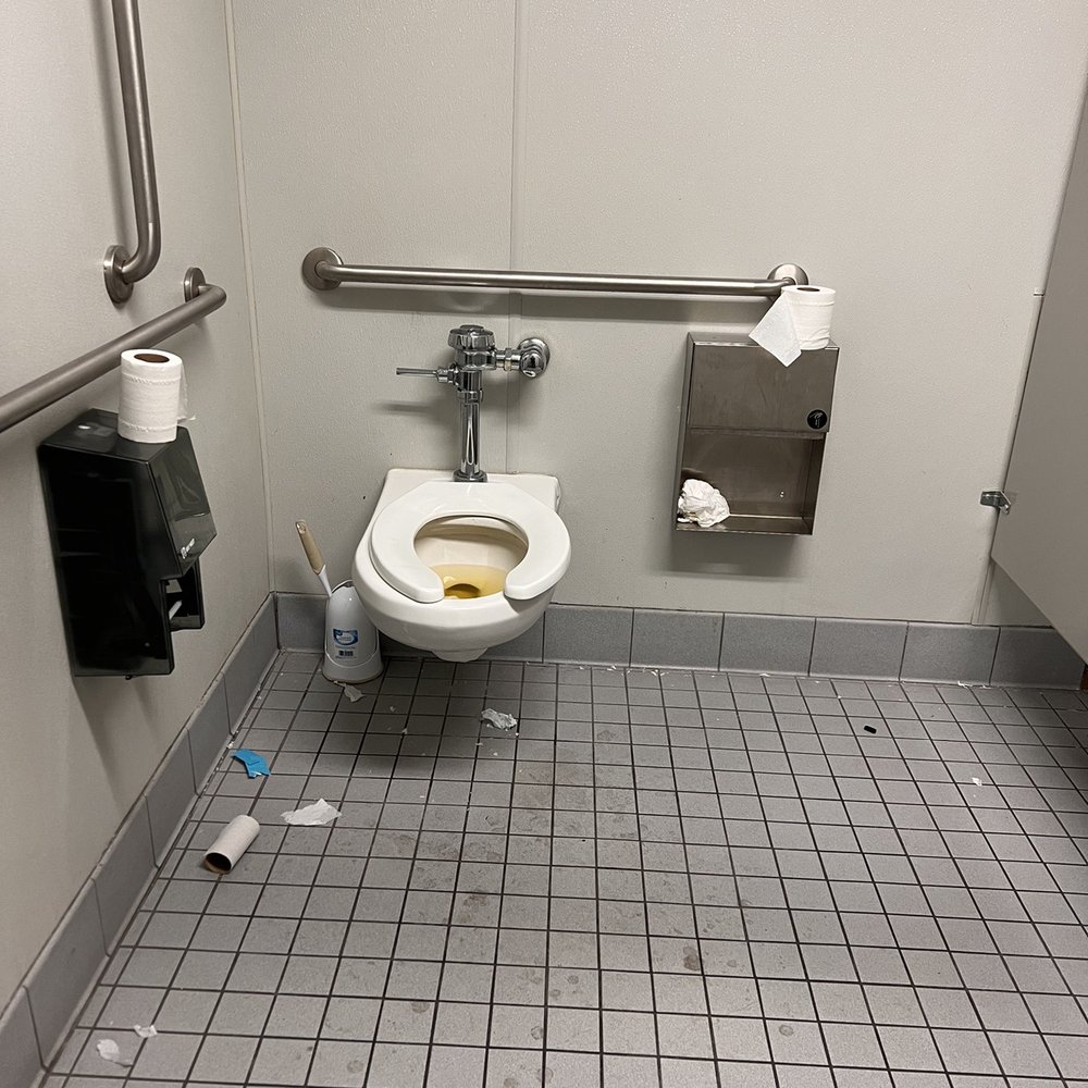 Staples - This is how I found it. No receptacle for womens items, filthy and broken toilet paper holder. Yeah I'll wait and go somewhere else - Shipping Centers Near Me - Iowa City, Iowa Staples - This is how I found it. No receptacle for womens items, filthy and broken toilet paper holder. Yeah I'll wait and go somewhere else - Shipping Centers Near Me - Iowa City, Iowa