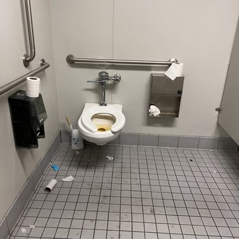 Staples - This is how I found it. No receptacle for womens items, filthy and broken toilet paper holder. Yeah I'll wait and go somewhere else - Shipping Centers Near Me - Iowa City, Iowa Staples - This is how I found it. No receptacle for womens items, filthy and broken toilet paper holder. Yeah I'll wait and go somewhere else - Shipping Centers Near Me - Iowa City, Iowa