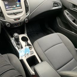 After: my pants are dirty but my car is CLEAN!
