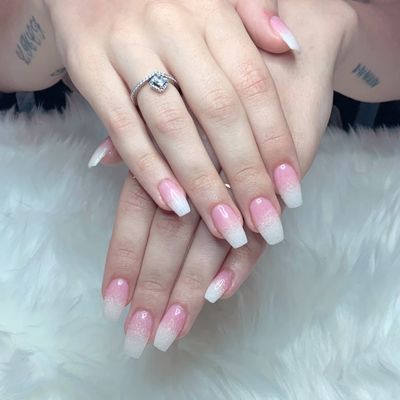 Nail Enhancements - Acrylics
Full Set: Reg Polish $45+; Gel Polish $55+
Fill: Reg Polish $35+; $ Gel Polish $45+
We recommend this enhancement for those who constantly work with their hands. It is the most popular form of artificial nails due to its durability and low maintenance.
Acrylics with Colored Tips
Full Set: $65
Clear Back Fill: $45
This acrylic enhancement uses colored or white tips instead of polishing the nail. We have a wide variable of colored tips to pick out from.
Solar Pink & White
Full Set $70; Pink Fill $45; Back Fill $60
This acrylic enhancement is classic, clean, and very natural. The French tips dry instantly and stay shiny longer than polish. It’s non-yellowing formula is applied in a double process with white powder for the free edge and pink powder for the nail bed.
SNS Dipping Powder
Natural Nails: $55; Artificial Nails $65; Pink & White Powder $65; Pink & White w/ Tips $75
A healthy alternative to Acrylic Nails: SNS Dipping Powder is free of harsh chemicals, non-toxic, and odorless. Dipping powder nails are durable but gentle and lightweight. Applied without liquids or UV light. SNS Dipping Powder is Infused with vitamins for healthy, long nails. Highly recommended.
Glitter Powder Gel
Full Set: $65 Clear Back Fill: $55
This acrylic enhancement uses glitter powder for tips or entire overlay. We have a wide variable of colored tips to pick out from. Nail Enhancements - Acrylics
Full Set: Reg Polish $45+; Gel Polish $55+
Fill: Reg Polish $35+; $ Gel Polish $45+
We recommend this enhancement for those who constantly work with their hands. It is the most popular form of artificial nails due to its durability and low maintenance.
Acrylics with Colored Tips
Full Set: $65
Clear Back Fill: $45
This acrylic enhancement uses colored or white tips instead of polishing the nail. We have a wide variable of colored tips to pick out from.
Solar Pink & White
Full Set $70; Pink Fill $45; Back Fill $60
This acrylic enhancement is classic, clean, and very natural. The French tips dry instantly and stay shiny longer than polish. It’s non-yellowing formula is applied in a double process with white powder for the free edge and pink powder for the nail bed.
SNS Dipping Powder
Natural Nails: $55; Artificial Nails $65; Pink & White Powder $65; Pink & White w/ Tips $75
A healthy alternative to Acrylic Nails: SNS Dipping Powder is free of harsh chemicals, non-toxic, and odorless. Dipping powder nails are durable but gentle and lightweight. Applied without liquids or UV light. SNS Dipping Powder is Infused with vitamins for healthy, long nails. Highly recommended.
Glitter Powder Gel
Full Set: $65 Clear Back Fill: $55
This acrylic enhancement uses glitter powder for tips or entire overlay. We have a wide variable of colored tips to pick out from.