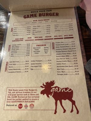 Menu photo 8 Game Louisville, KY Menu photo 8 Game Louisville, KY
