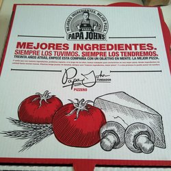 Papa John's - Caja de la pizza