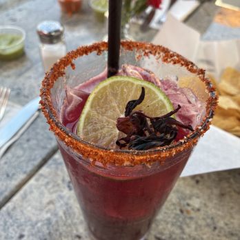 Los Agaves - My Babes Jamaica Margarita. BEAUTIFUL Presentation..!!! - Tacos Near Me - Santa Barbara, California Los Agaves - My Babes Jamaica Margarita. BEAUTIFUL Presentation..!!! - Tacos Near Me - Santa Barbara, California