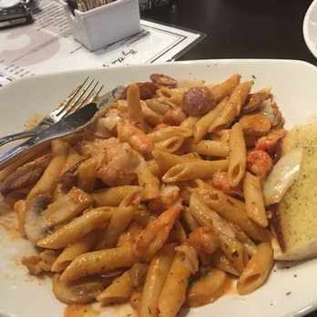 The Rouxpour - Katy - Pasta Rosa w/shrimp, sausage and crawfish! Wow! - Cajun/Creole Near Me - Katy, Texas