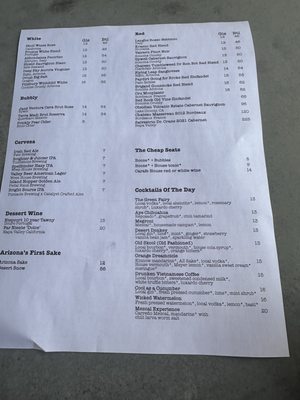 Menu photo 2 Persepshen Phoenix, AZ