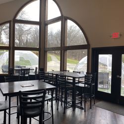Hidden Pines Bar & Grill - Look at these igloos!