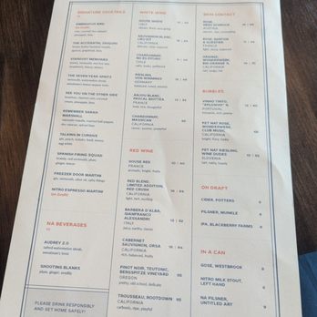 The Archer - Menu - American Near Me - Charleston, South Carolina