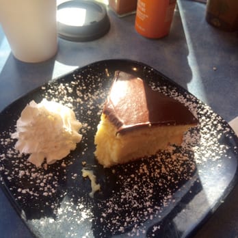 Rock 'n' Joe - Bostom cream pie. Kind of on the dry side but still enjoyed - Coffee & Tea Near Me - Caldwell, New Jersey Rock 'n' Joe - Bostom cream pie. Kind of on the dry side but still enjoyed - Coffee & Tea Near Me - Caldwell, New Jersey