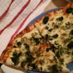 Bella Maria Pizzeria - White Pizza w/Ricotta Cheese & Spinach...Lg. pie $12.95