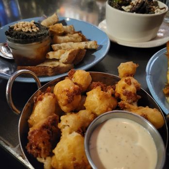 The Delft Bistro - Cheese curds, Buratta, Brussels sprouts - New American Near Me - Marquette, Michigan The Delft Bistro - Cheese curds, Buratta, Brussels sprouts - New American Near Me - Marquette, Michigan