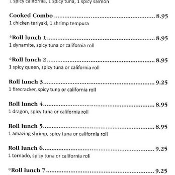 Naruto Sushi - Lunch Menu Back - Sushi Bars Near Me - Sterling Heights, Michigan Naruto Sushi - Lunch Menu Back - Sushi Bars Near Me - Sterling Heights, Michigan