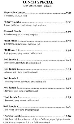 Menu photo 5 Naruto Sushi Sterling Heights, MI Menu photo 5 Naruto Sushi Sterling Heights, MI