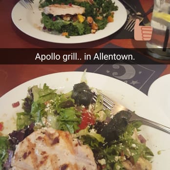 Apollo Grill - Very normal Greek salad with chicken for $16. It's overrated and overpriced restaurant. - American Near Me - Bethlehem, Pennsylvania Apollo Grill - Very normal Greek salad with chicken for $16. It's overrated and overpriced restaurant. - American Near Me - Bethlehem, Pennsylvania