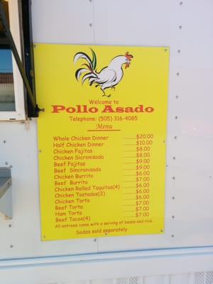 Menu photo 4 Pollo Asado Santa Fe, NM
