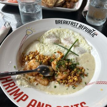 Breakfast Republic - Shrimp and Grits - Breakfast & Brunch Near Me - Palm Desert, California
