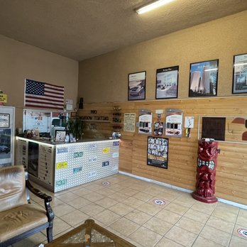 Pro Window Tinting - Their lobby for guests to wait while they install. - Home Window Tinting Near Me - Long Beach, California
