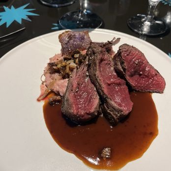 Coyote Rooftop Cantina - TELLICHERRY PEPPERED ELK TENDERLOIN - Mexican Near Me - Santa Fe, New Mexico