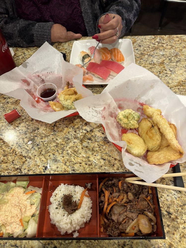 Food from Nakamura Sushi & Korean Cuisine