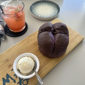 Mala Ocean Tavern - Ube bread with Honey Butter - Seafood Near Me - Lahaina, Hawaii Mala Ocean Tavern - Ube bread with Honey Butter - Seafood Near Me - Lahaina, Hawaii