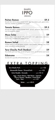 Menu photo 8 Ramen Ippo Portland, OR Menu photo 8 Ramen Ippo Portland, OR