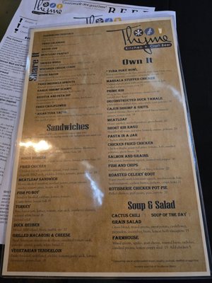 Menu photo 4 Thyme Kitchen and Craft Beer Peoria, IL