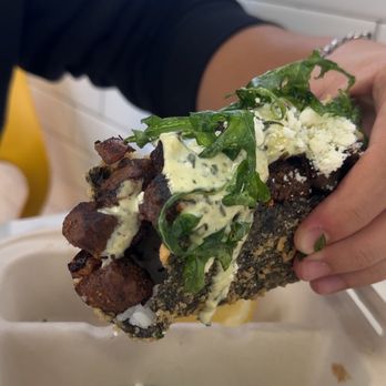 Musubi Square - Wagyu Feta Taco - Asian Fusion Near Me - Anaheim, California Musubi Square - Wagyu Feta Taco - Asian Fusion Near Me - Anaheim, California