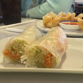Thai Chef 9 - Spring Rolls close up and crab rangoons in the rear. - Thai Near Me - Rock Springs, Wyoming Thai Chef 9 - Spring Rolls close up and crab rangoons in the rear. - Thai Near Me - Rock Springs, Wyoming