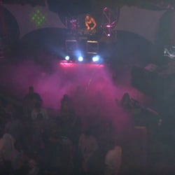 Allure Ultra Lounge - A view from Allure down to Celebrity Lounge.