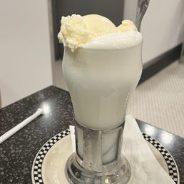 Egg cream ice cream soda