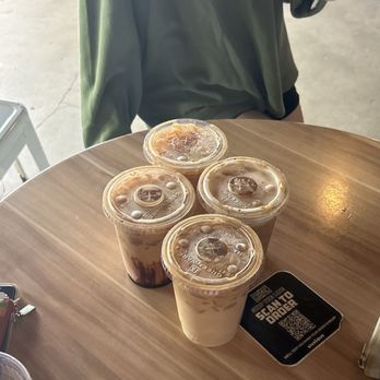 Cosmic - Iced latte w/ simple syrup, iced mocha, iced horchata cold brew, iced cosmic latte - Coffee & Tea Near Me - Austin, Texas Cosmic - Iced latte w/ simple syrup, iced mocha, iced horchata cold brew, iced cosmic latte - Coffee & Tea Near Me - Austin, Texas