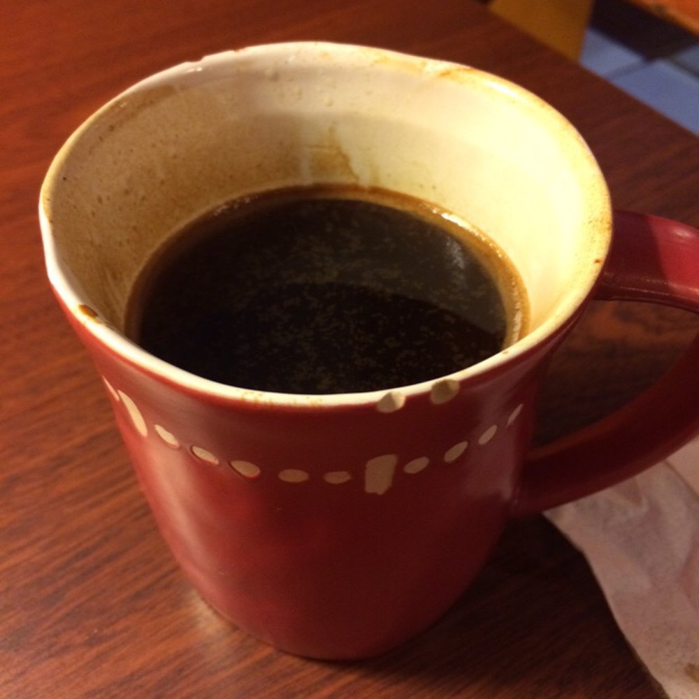A Muddy Cup - Is it sanitary to use/ serve cups with chips? No. Ew. - Coffee & Tea Near Me - Seattle, Washington