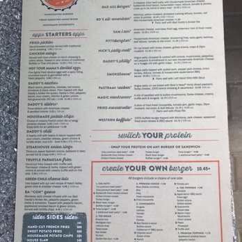 Bad Daddy's Burger Bar - Menu - Burgers Near Me - Aurora, Colorado